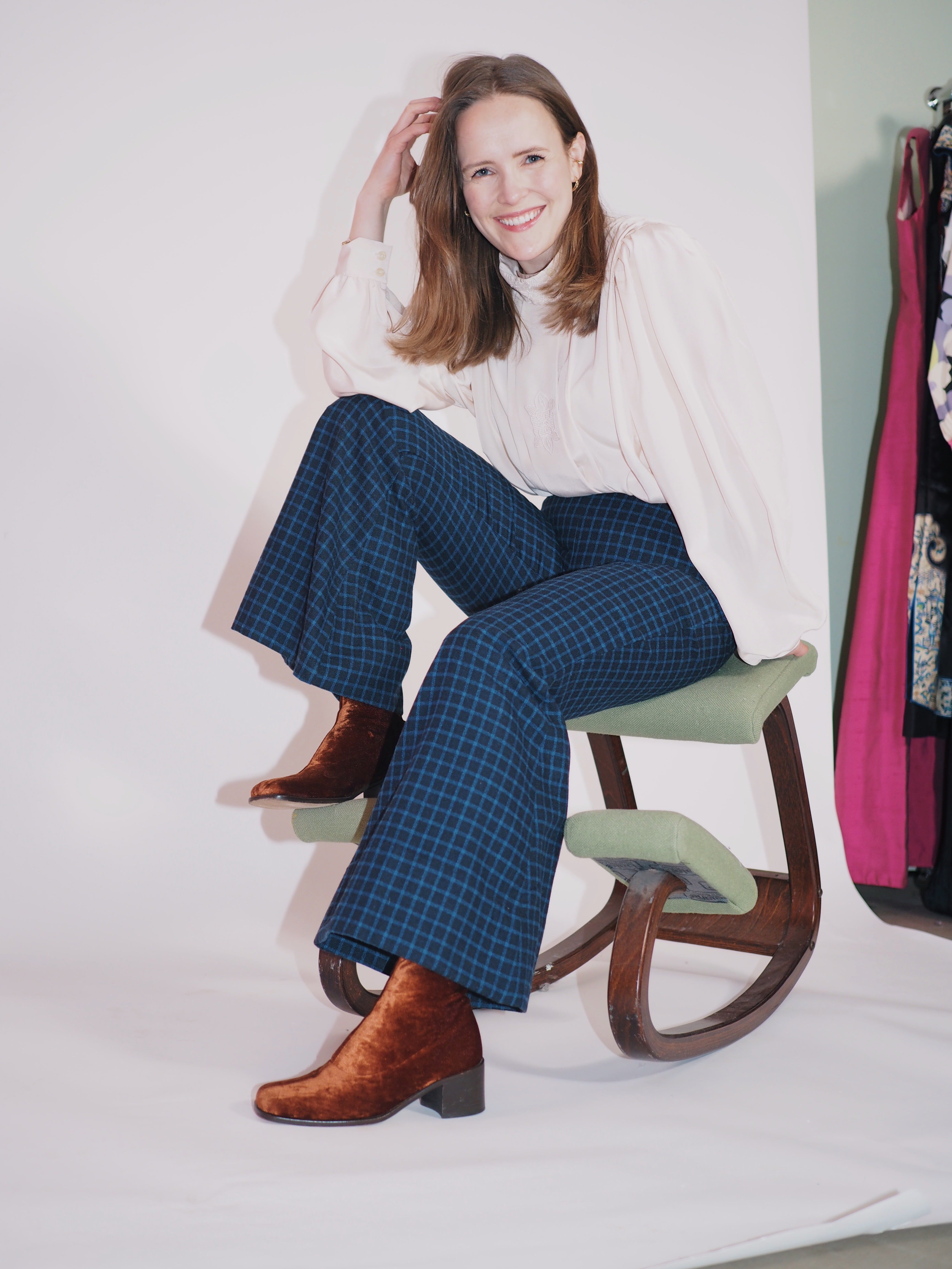 Slengbukse - glidelås i siden