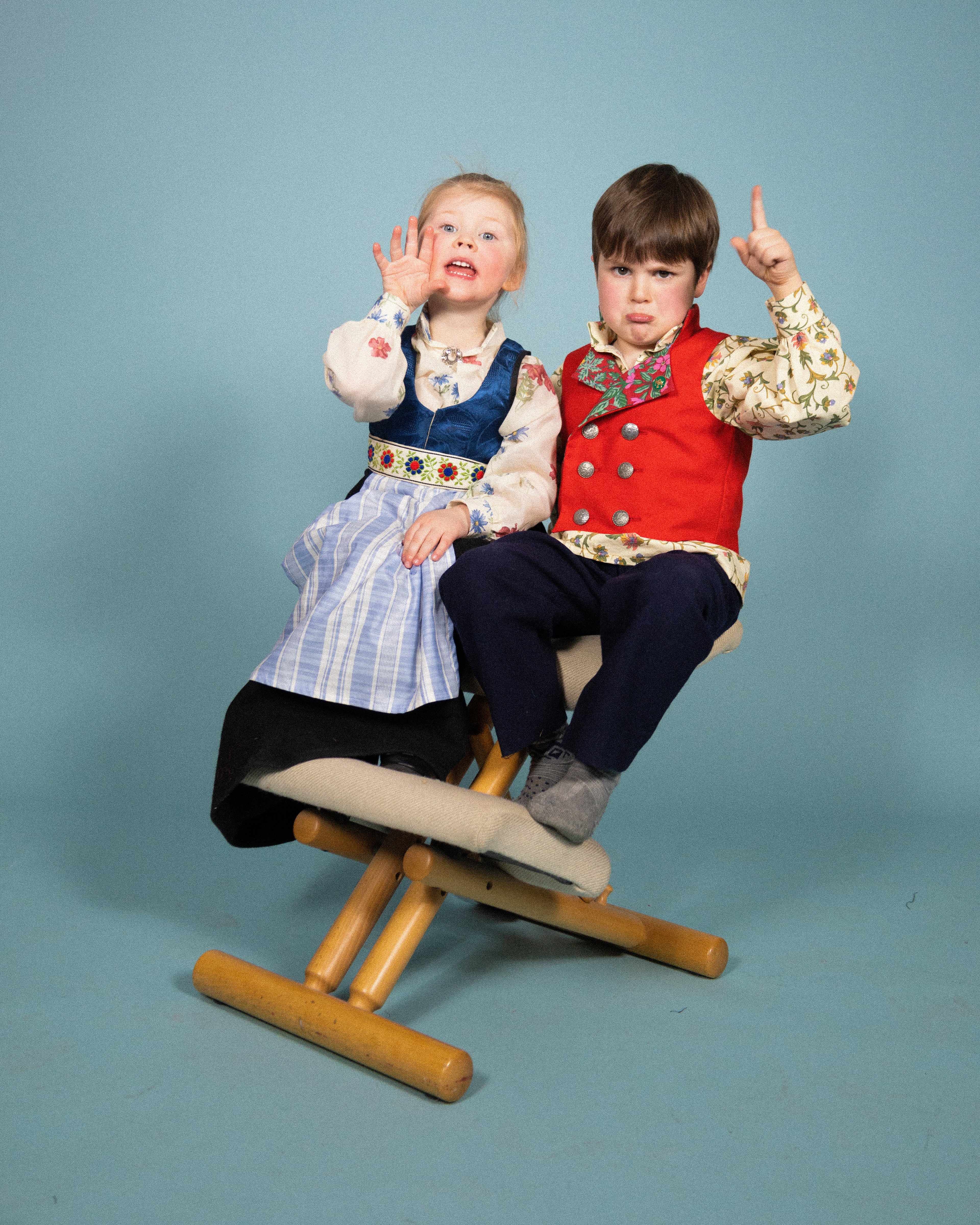 Fæstdrakt til Barn med bukse