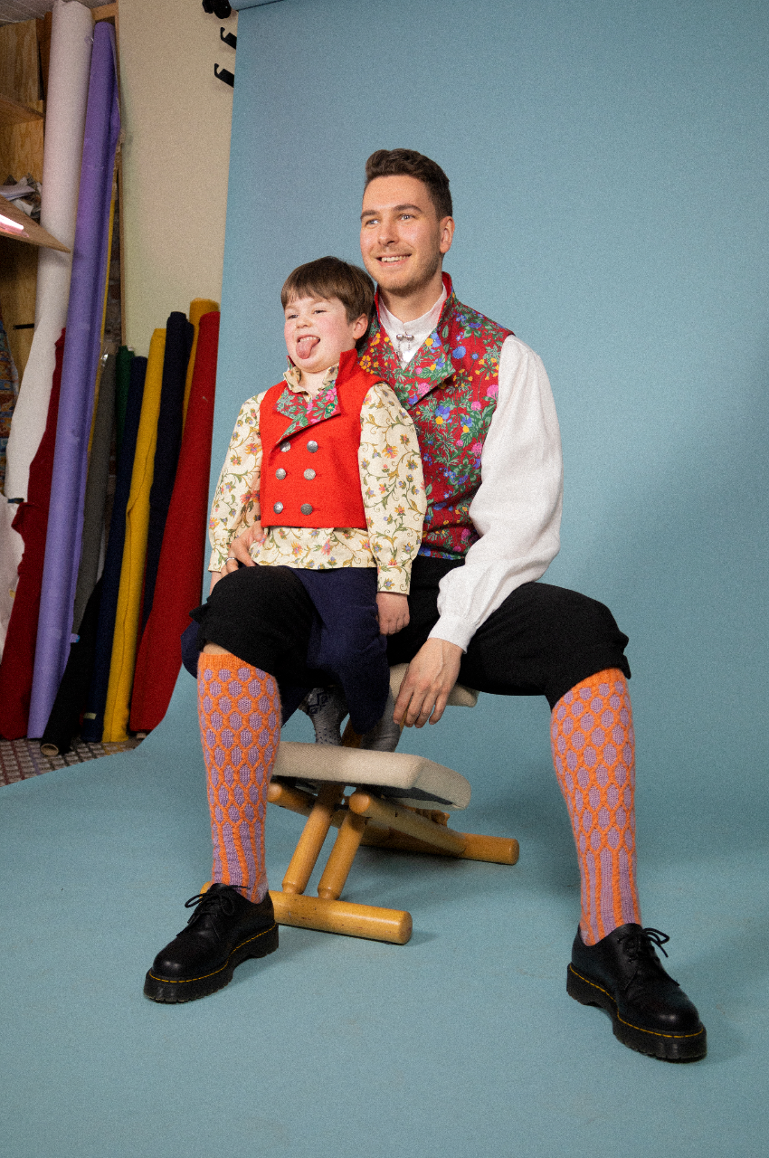 Fæstdrakt til Barn med bukse