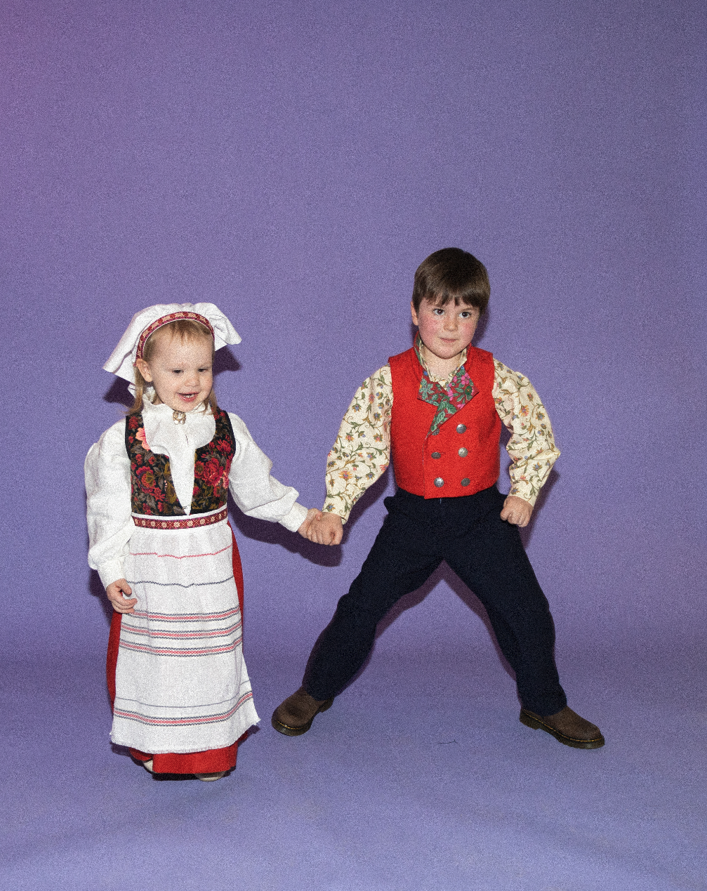 Fæstdrakt til Barn med bukse